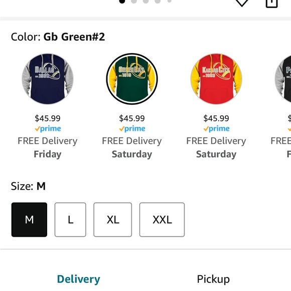 New with tags out of packaging Green Bay hoodie size medium unisex - Picture 4 of 8